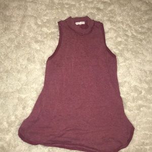 Burgundy pinkish dressy tank top